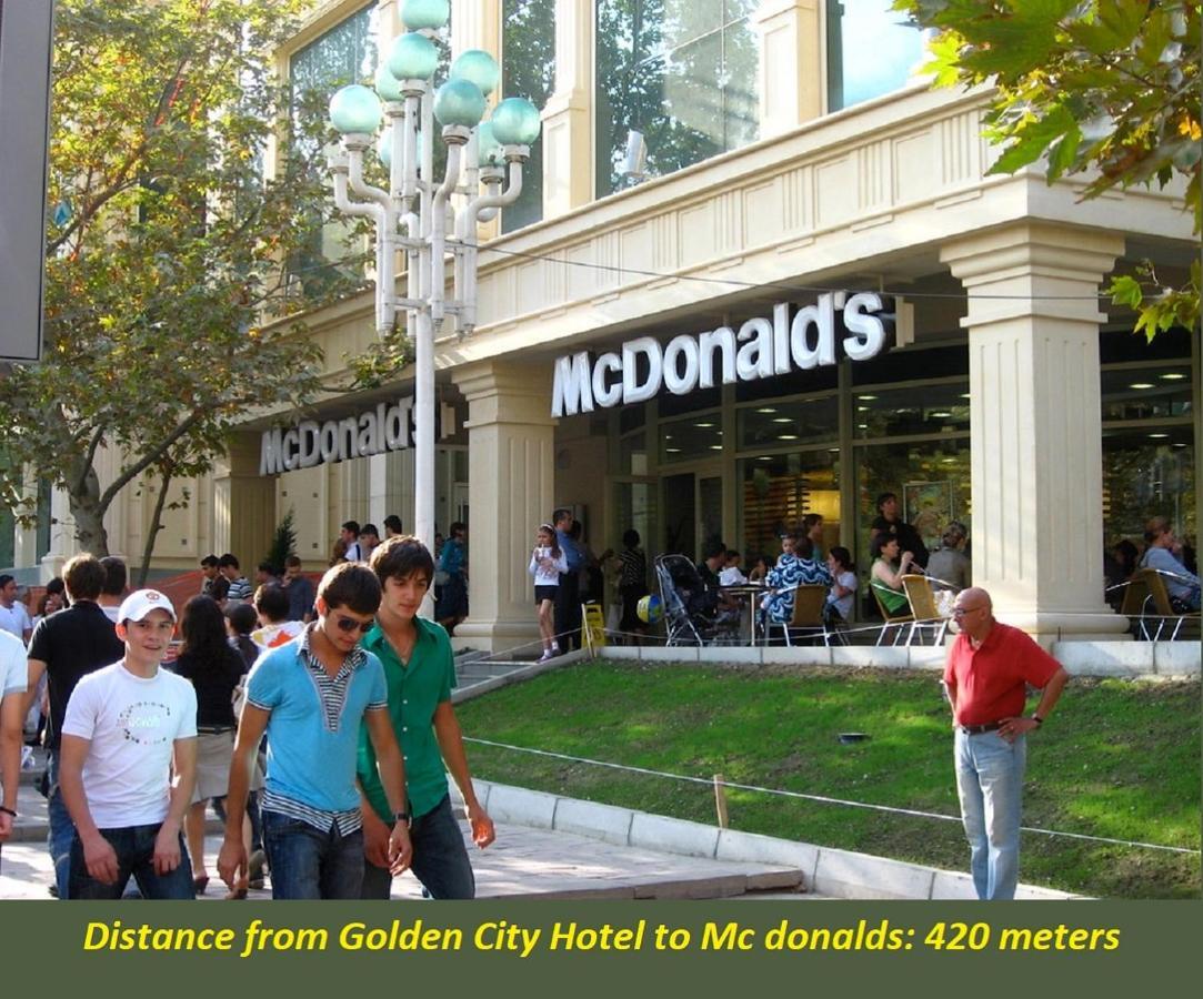 Golden City Hotel Bakoe Buitenkant foto